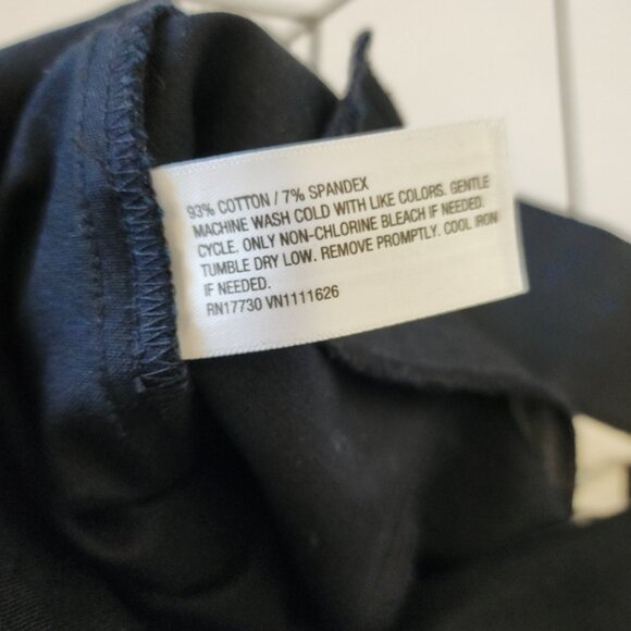 A New Day Women's Solid Black High-Rise Skinny Ankle Pants, Size 2, Fitted Hip - Picture 5 of 8